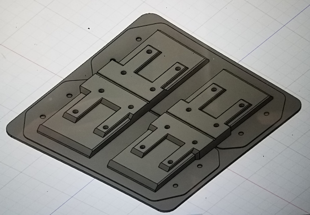 Single x2 Magazine Carrier Mold