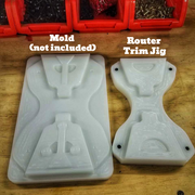 kydex handcuff carrier mold Jig