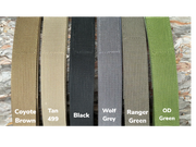  OX Belt by OxCreek Tactical – Black 1.5 inch resin-infused gun belt with aluminum buckle.