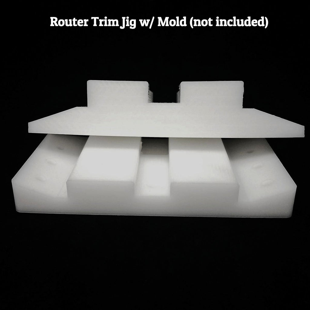 Dual Magazine Carrier Mold Router Trim Jig (CNC Cut) | Oxcreek