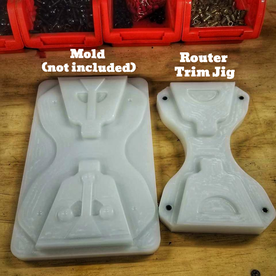 T Mold Router Stand Kydex Handcuff Carrier Carrier Mold Router Trim Jig | Oxcreek Tactical ...
