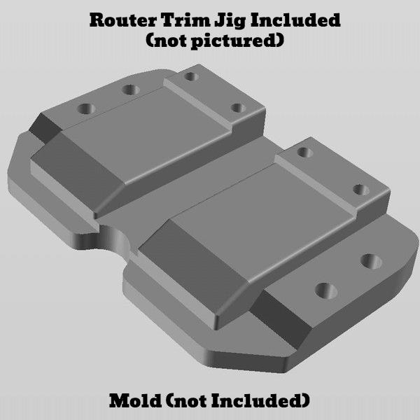 Kydex Magazine Carrier mold with Tulster MRD Blocking