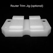 Router Trim Jig for kydex single magazine carrier molds